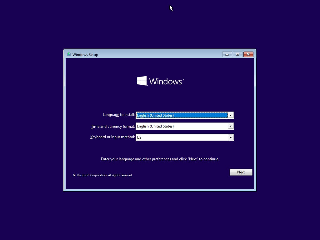 Microsoft Windows Boot